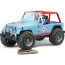 Jeep Cross Country Racer blau mit Rennfahrer - 1 Stk