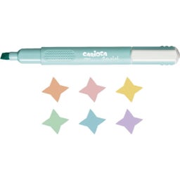 Carioca Pastel Highlighters Memory - 6 items