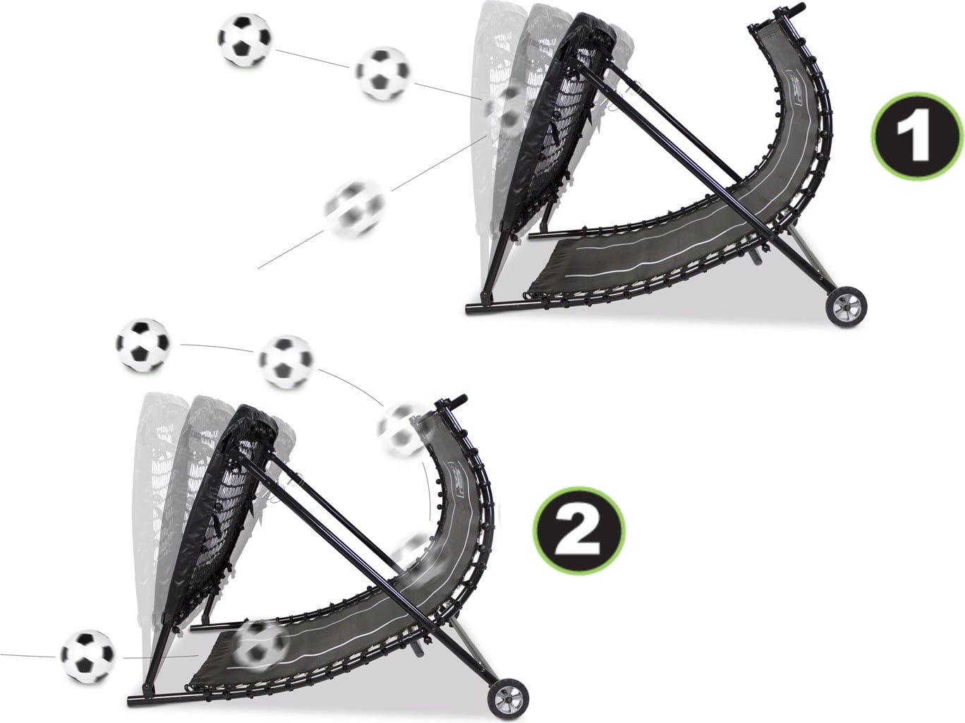 Exit Toys Kickback Fußball Rebounder 124x90cm - 1 Stk