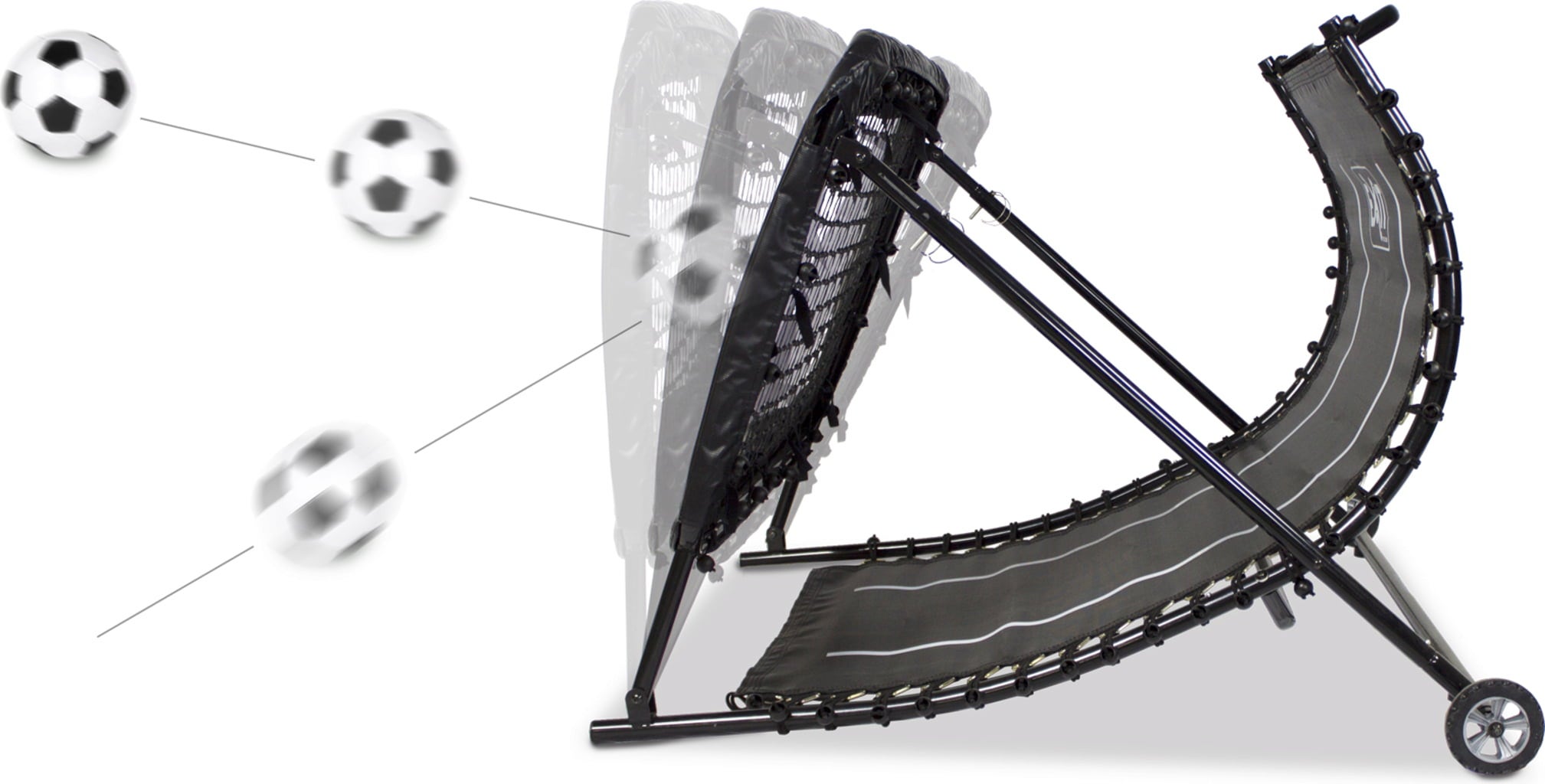 Exit Toys Kickback Fußball Rebounder 124x90cm - 1 Stk