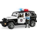 Jeep Wrangler Unlimited Rubicon Polizeifahrzeug mit Polizist - 1 Stk