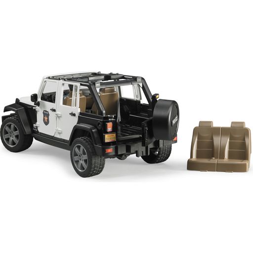 Jeep Wrangler Unlimited Rubicon Polizeifahrzeug mit Polizist - 1 Stk