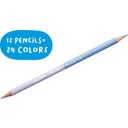 Carioca BiColor Pastel Pencils - 12 items