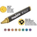 Carioca Metallic Maxi Wax Crayons