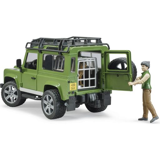 Land Rover Defender Station Wagon mit Förster und Hund - 1 Stk