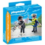 PLAYMOBIL 71804 - DUOPACK Policist in vlomilec