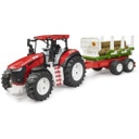 Bruder Traktor ROADMAX s prikolico in 3 hlodi - 1 k.