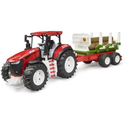 ROADMAX Tractor with Forwarding Trailer & 3 Tree Trunks - 1 item