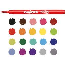 Carioca Super Brush Penselpennor - 20 st.