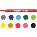 Carioca Super Brush Felt Tip Pens - 10 items