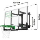 Guard Basketballbrett mit Korb 143 x 88 x 120 cm - 1 item