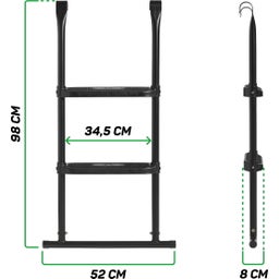 Salta Trampolines Ladder - Size L 52 x 98 cm - 1 item