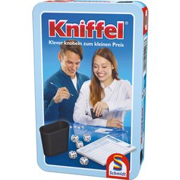 Schmidt Spiele Kniffel in Scatola di Metallo