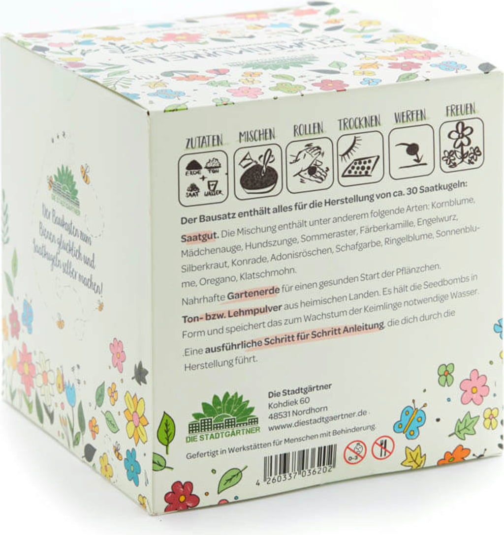 Die Stadtgärtner Blumenmurmeln Bausatz - 1 Set
