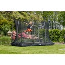 Trampolin Comfort Edition Ground 305 x 214 cm - Schwarz