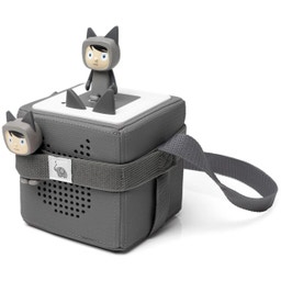 Toniebox-Träger für Box und bis zu 8 Tonies - grau