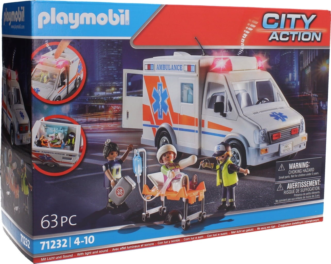 PLAYMOBIL 71232 - City Action US Ambulance