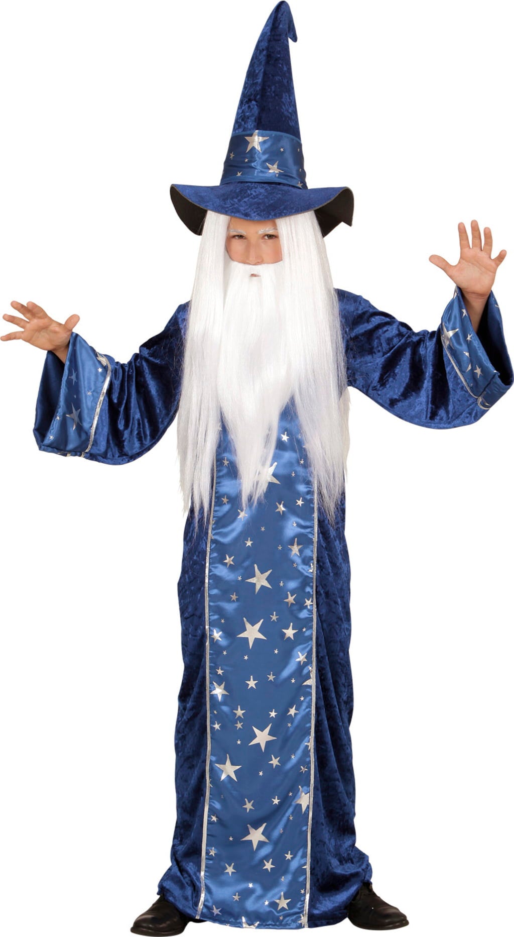Kinderkostüm Fantasy Zauberer, 116 cm / 4 - 5 Jahre