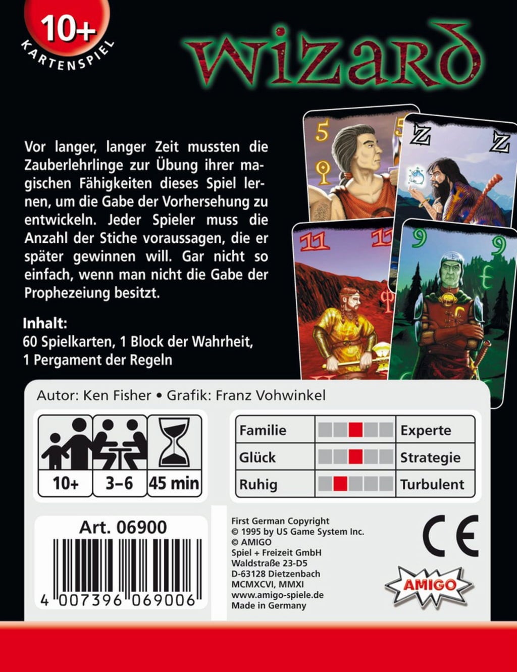 Wizard (CONFEZIONE E ISTRUZIONI IN TEDESCO) - 1 pz.