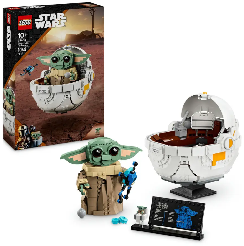 Star Wars - 75403 Grogu in seiner Repulsorwiege aus The Mandalorian