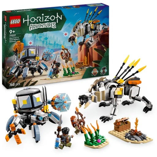 LEGO Horizon Adventures - 77037 Aloy and Varl vs. Shell-Walker and