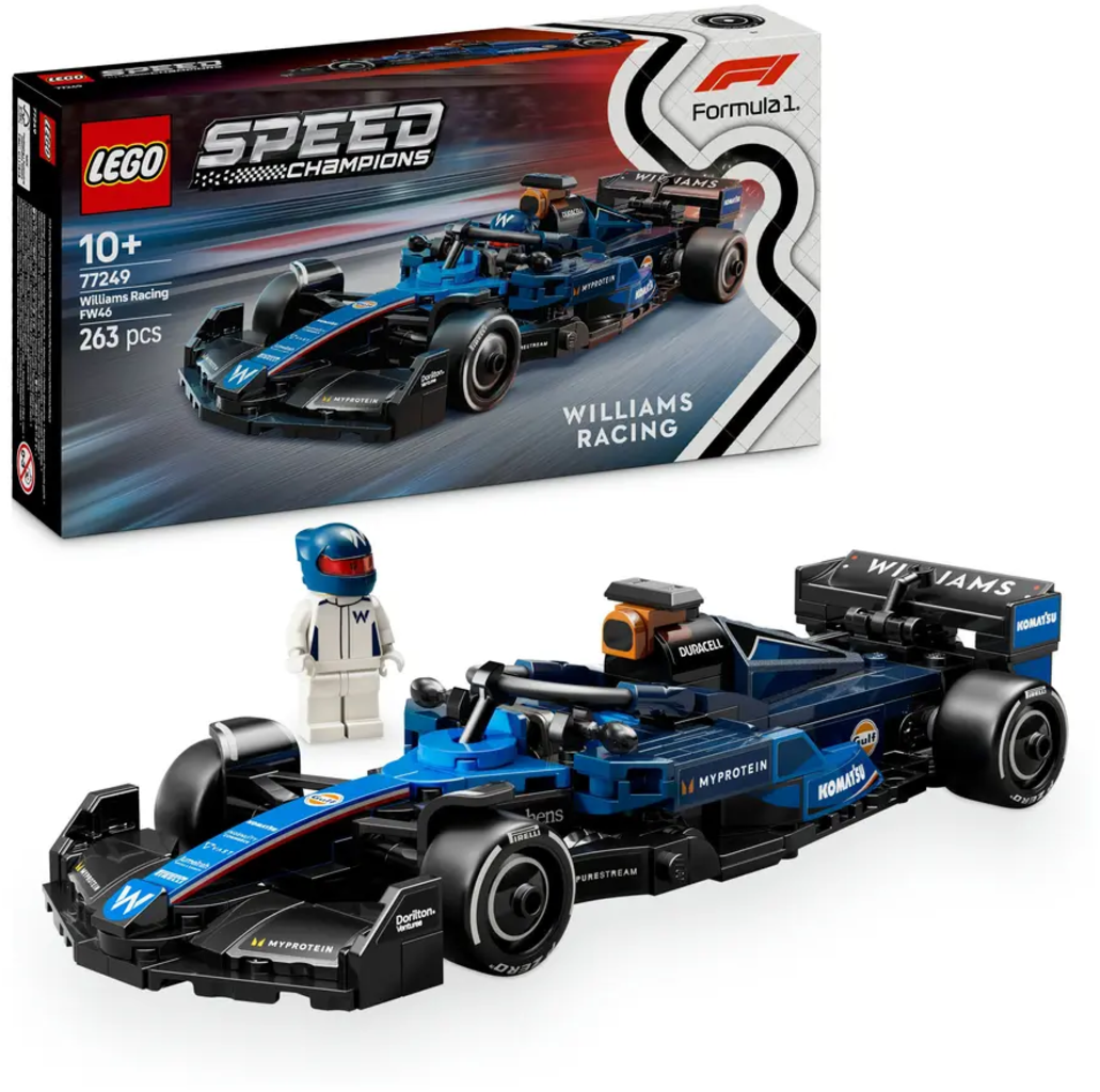 Speed Champions - 77249 Williams Racing FW46 F1 Rennauto Spielzeug - 1 st.
