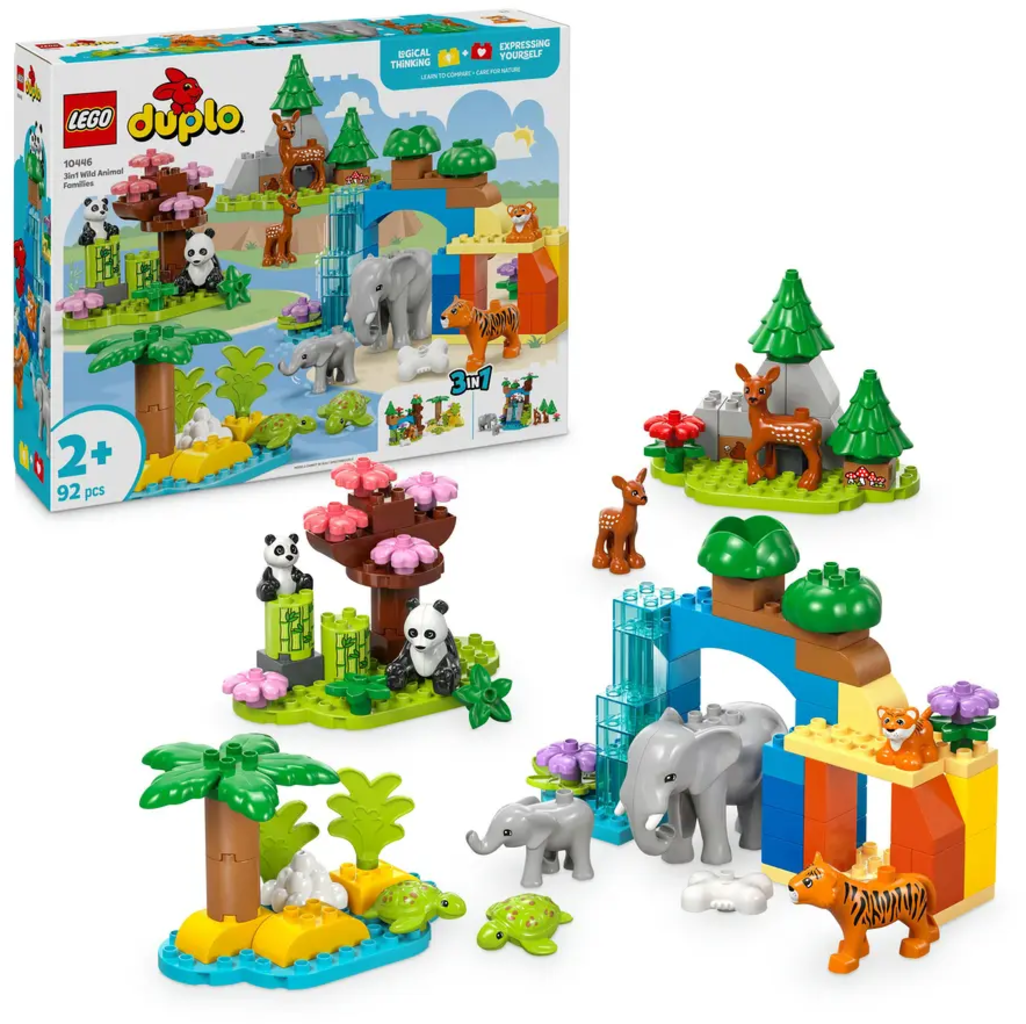 LEGO DUPLO - 10446 Wildtier-Familien 3in1 Set - 1 Stk