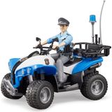 Polisfyrhjuling med Polisman & Utrustning