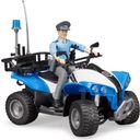 Police Quad with Police Officer and Equipment - 1 item