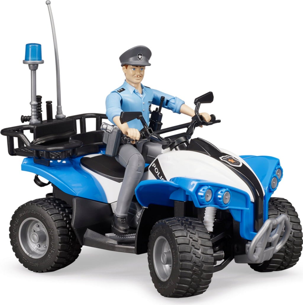 Polizei-Quad mit Polizist und Ausstattung - 1 Stk