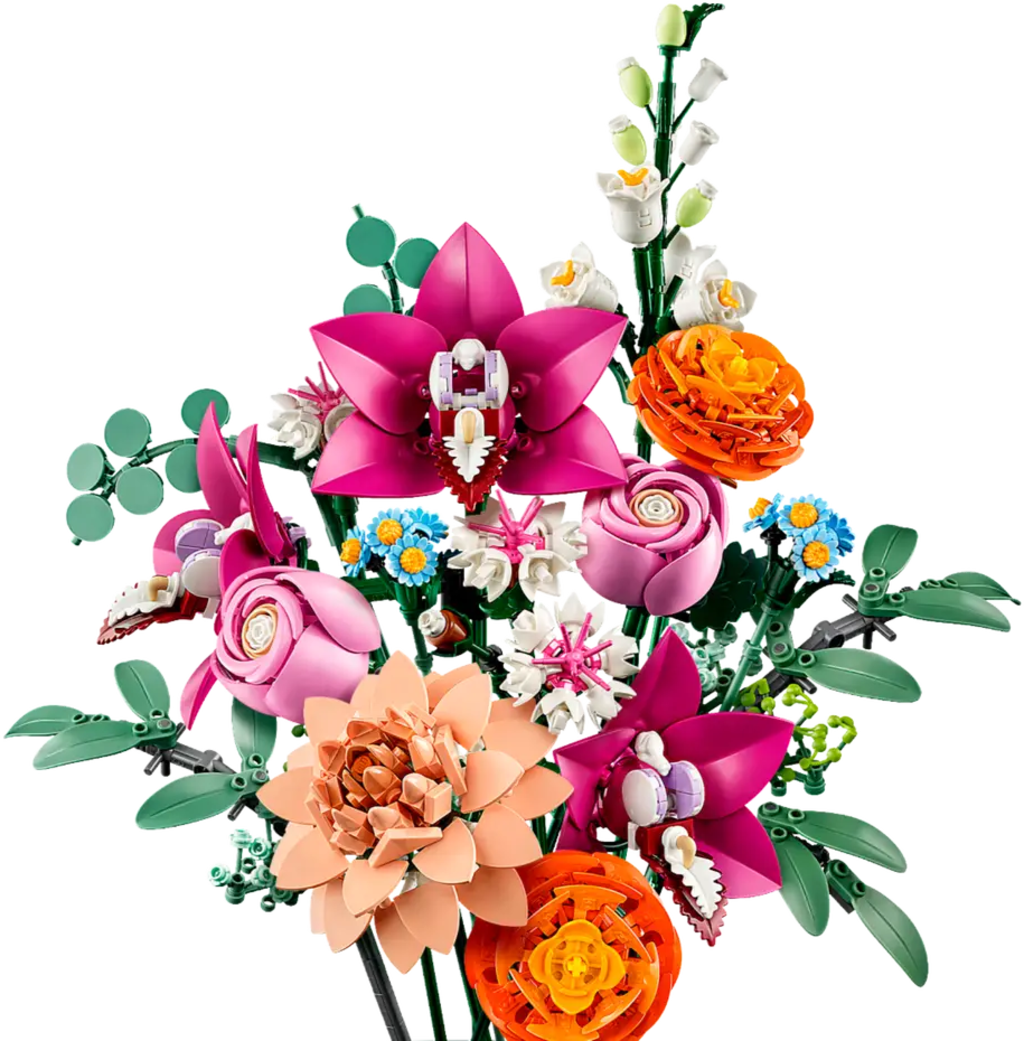 Botanicals - 10342 Schöner Rosafarbener Blumenstrauß, Blumendeko