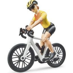 Bruder Roadster with Racing Bike and Cyclist - 1 item