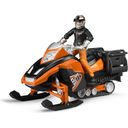 Bruder Snowmobile with Driver and Equipment - 1 item