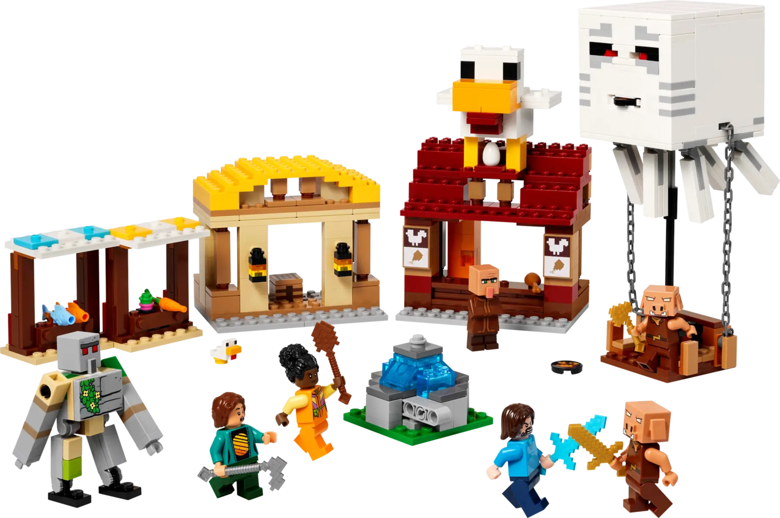 Minecraft - 21273 Attacco al Villaggio del Ghast-Pallone