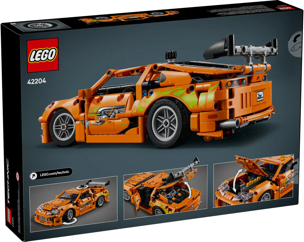 Technic - 42204 Fast and Furious Toyota Supra MK4