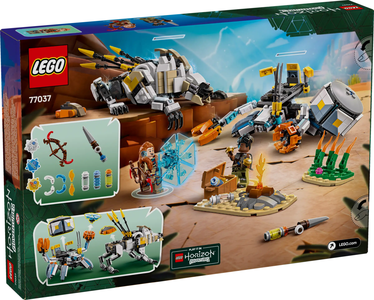 Horizon Adventures - 77037 Aloy und Varl vs. Panzerwanderer und Sägezahn