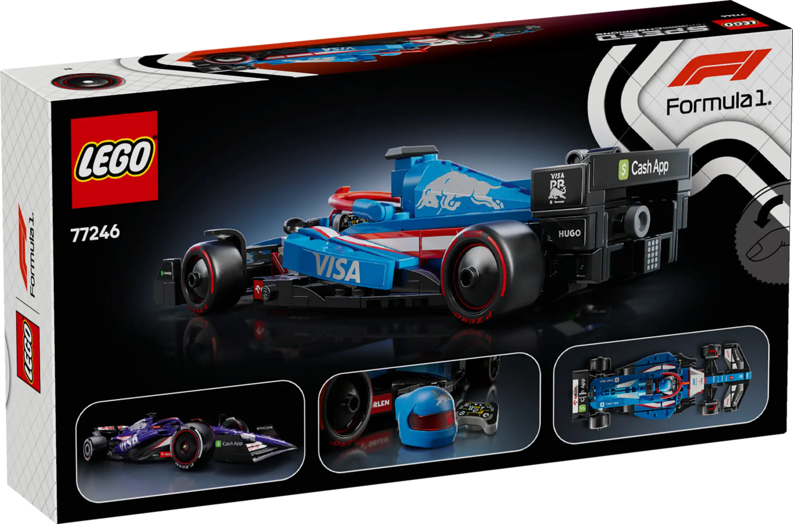 Speed Champions - 77246 Visa Cash App RB VCARB 01 F1 Rennauto Modell