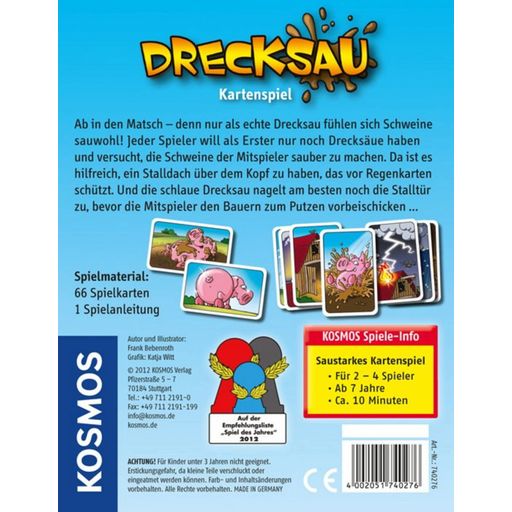 KOSMOS Drecksau, Kartenspiel - 1 Stk