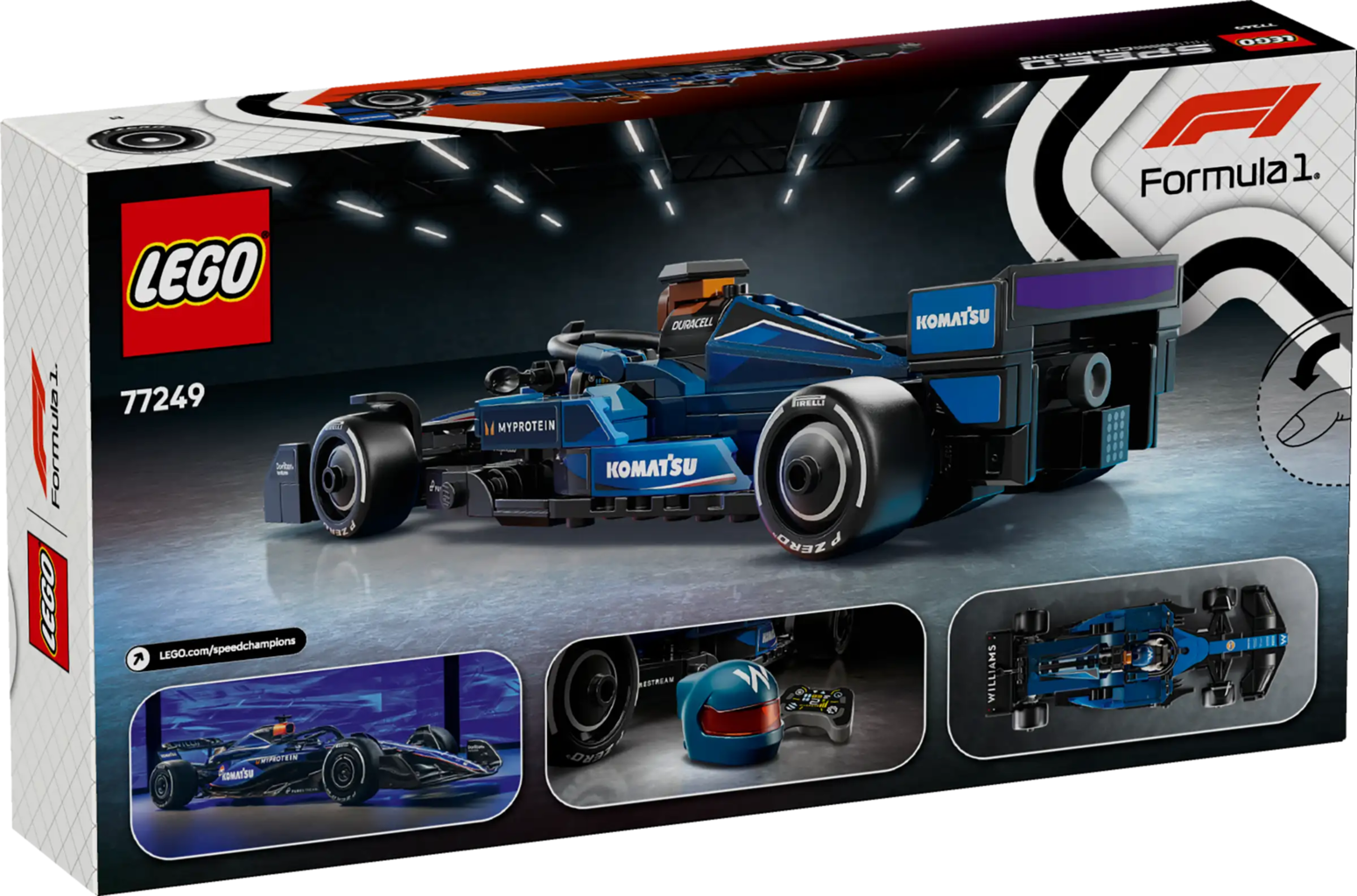 Speed Champions - 77249 Williams Racing FW46 F1 Rennauto Spielzeug