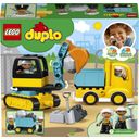 LEGO DUPLO - 10931 Lastbil och grävmaskin - 1 st.