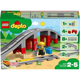 LEGO DUPLO - 10872 Železniški tiri in most - 1 k.