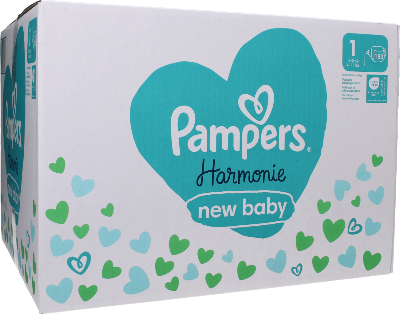 Pampers Pannolini Protezione Pura Taglia 1 - 180 pz.