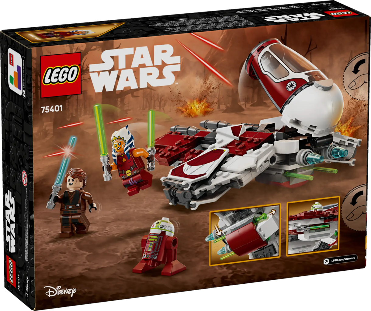 Star Wars - 75401 Ahsokas Jedi Interceptor, Bauset zu The Clone Wars