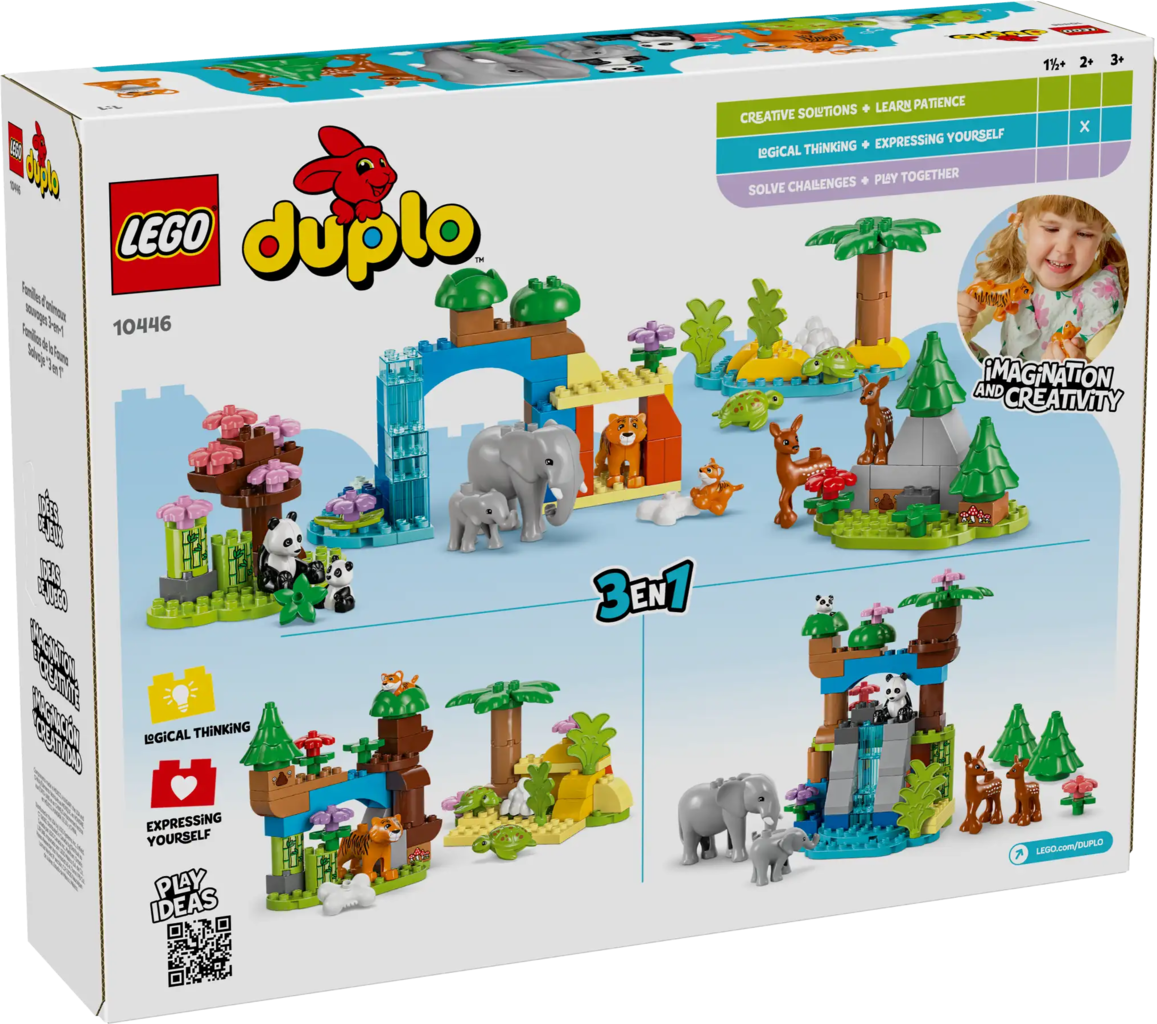 LEGO DUPLO - 10446 Wildtier-Familien 3in1 Set