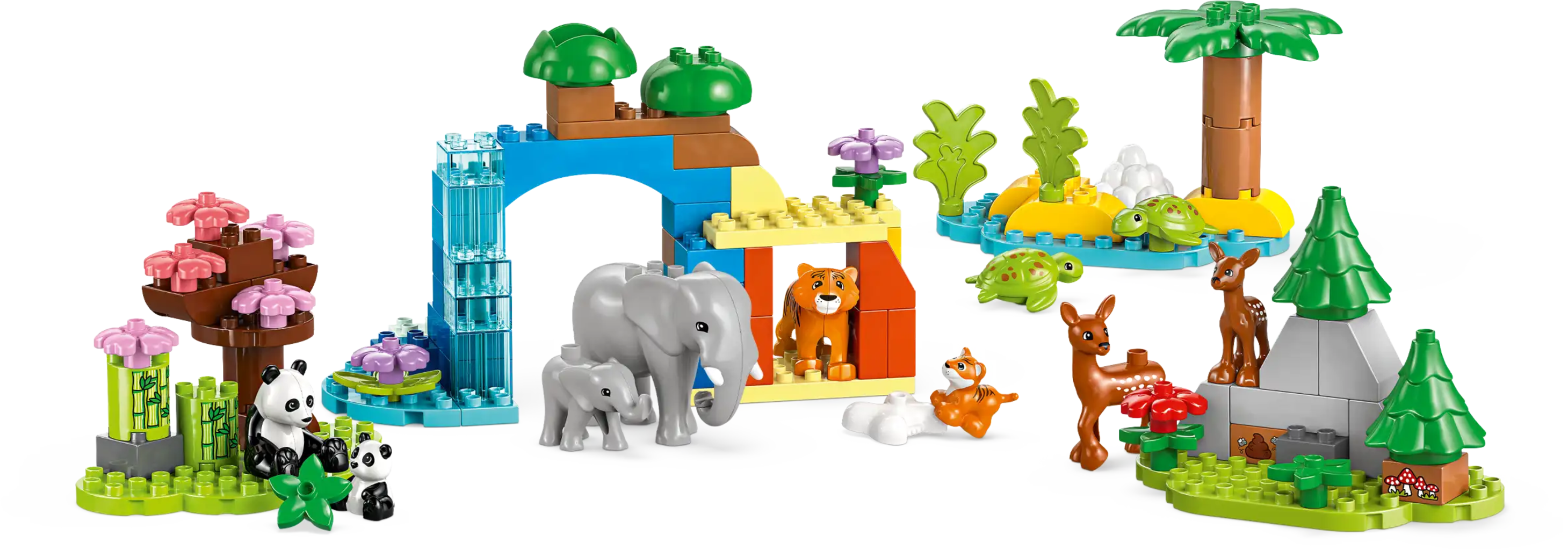 LEGO DUPLO - 10446 Wildtier-Familien 3in1 Set