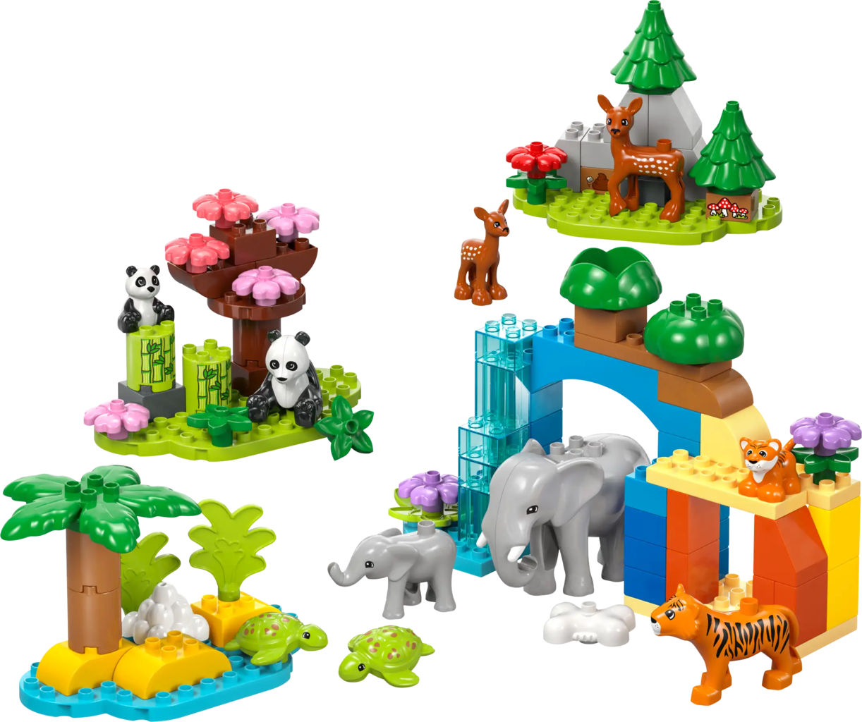 LEGO DUPLO - 10446 Wildtier-Familien 3in1 Set