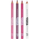 namaki Set of 4 Face Painting Slim Pencils - Rosa/Fuchsia/Pink/Weiß