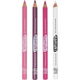 namaki Set of 4 Face Painting Slim Pencils