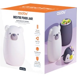 Bestie Food Jar Thermal Container - Polar Bear 600 ml