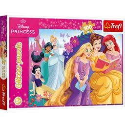 Trefl Glitter Puzzle 100 Teile - Princess - 1 Stk